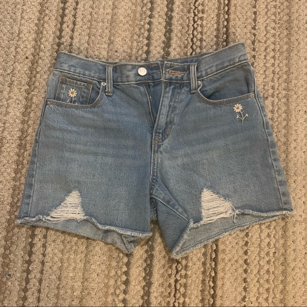Denim shorts